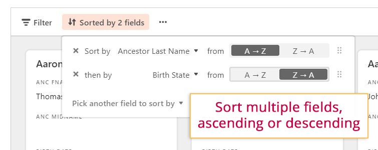 War of 1812 Ancestors? Check This FREE Database 11 You can sort by multiple fields, either in ascending or descending order.