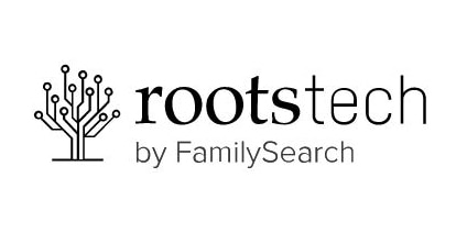 Contact Elizabeth 2 rootstech by familysearch logo dark