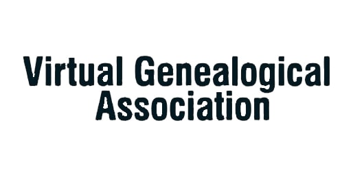 Contact Elizabeth 5 virtual genealogical association logo dark