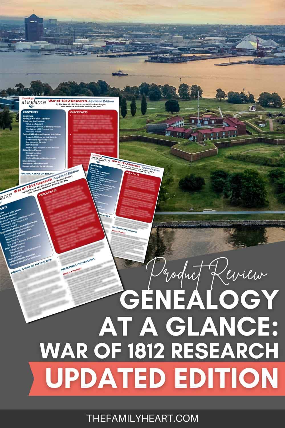 Review - Genealogy at a Glance: War of 1812 Research (Updated Edition) 6 Pinterest pin for the post "Review - Genealogy at a Glance: War of 1812 Research Updated Edition"