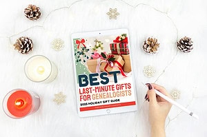 6 Last-Minute Gifts for Genealogists (FREE Gift Guide)