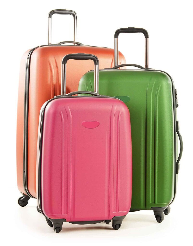 How to Prepare for RootsTech: A Practical Guide 6 colorful suitcases