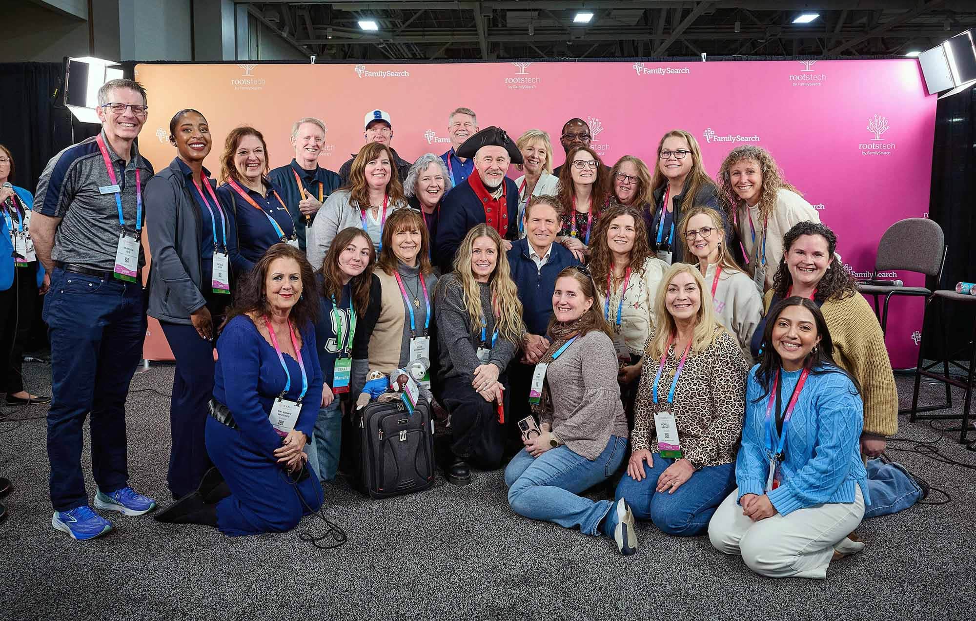 What to Do After RootsTech: Turn Conference Inspiration into Genealogy Progress 2 Group photo with Steve Young.