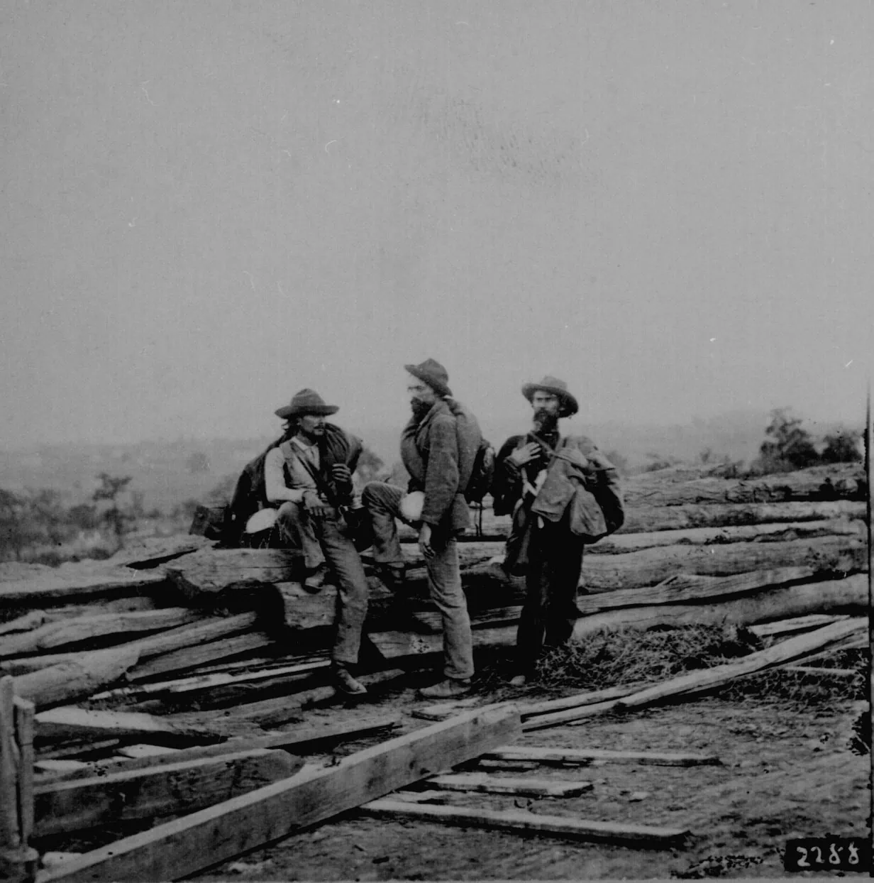 How to Research Confederate Civil War Ancestors 6 Three Confederate prisoners captured at the Battle of Gettysburg in July 1863