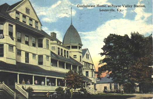 How to Research Confederate Civil War Ancestors 7 Picture postcard of a Kentucky Confederate soldier's home