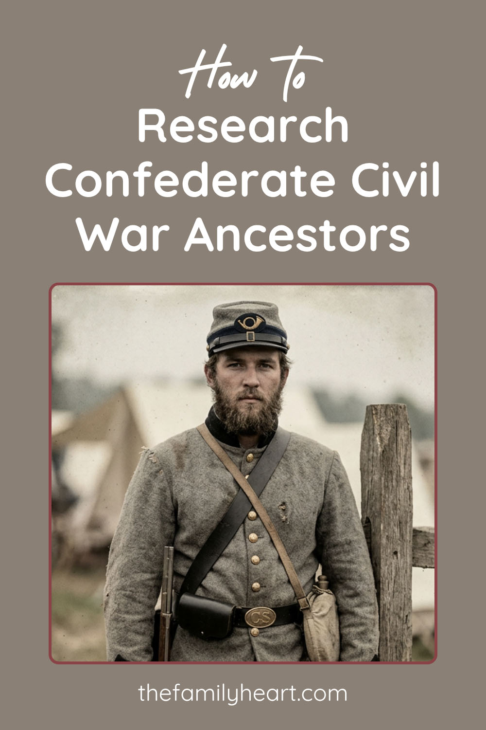 How to Research Confederate Civil War Ancestors 8 Pinterest pin