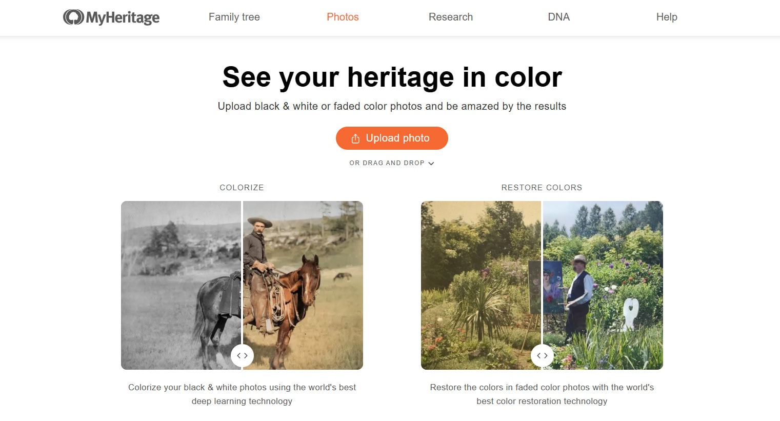 Colorize Old Photos for Free With MyHeritage in Color (And So Much More) 10 myheritage in color upload 2026