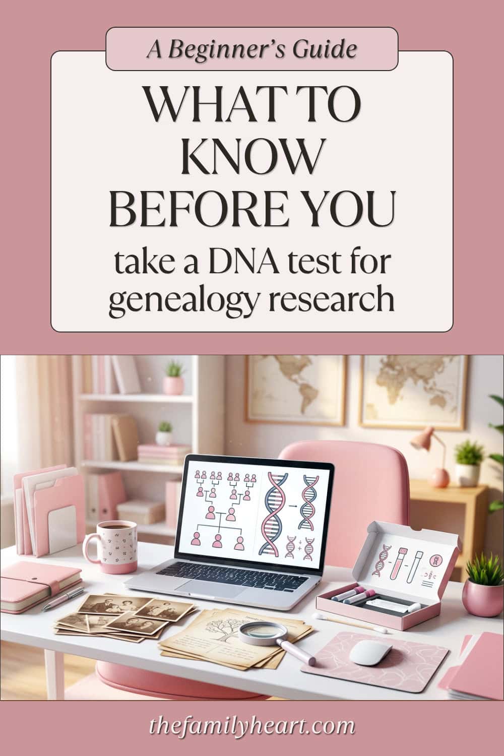 Before You Take a DNA Test for Genealogy: A Beginner's Guide 4 Pinterest pin
