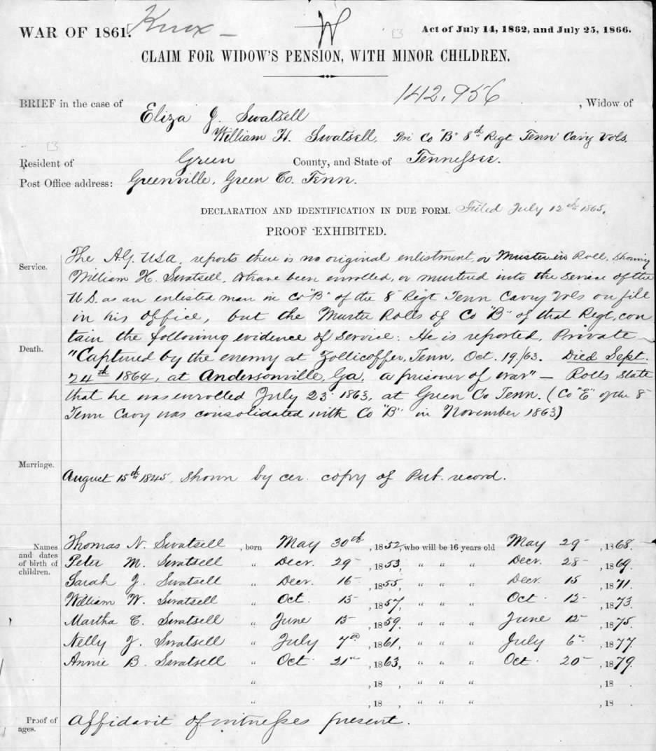 Beyond The Draft Card: 8 Military Records That Tell the Real Story 2 Civil War pension file